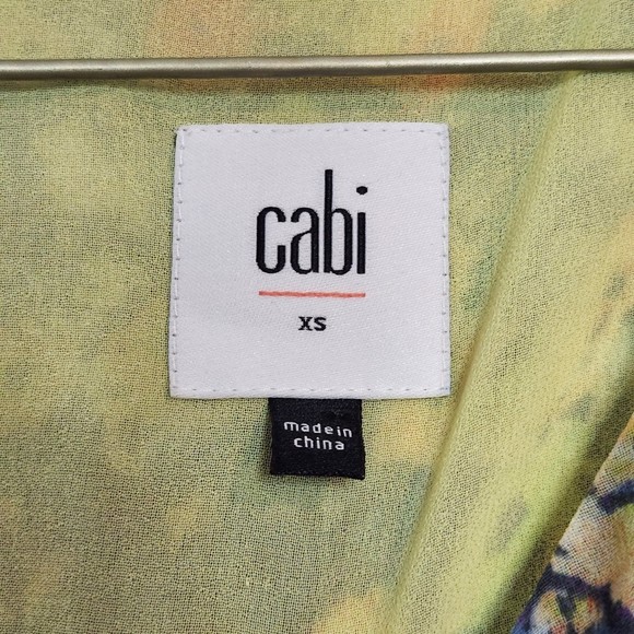 CAbi Woman's Spring Positano Floral Layered Sleeveless Shirt Size XS - Picture 3 of 4